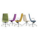 Amelie executive chairs available in a variety of colours